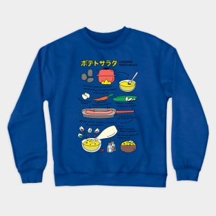 Japanese Patato Salad Recipe Crewneck Sweatshirt